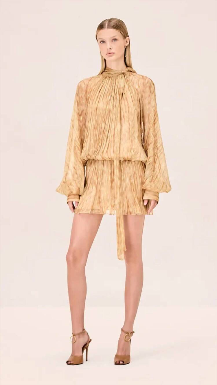 NEW ALEXIS hailey mini dress in sorelis
